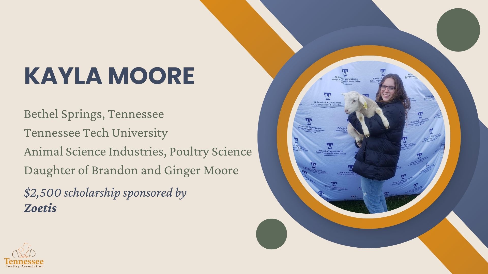 Kayla Moore 2024 Scholarship Recipient
