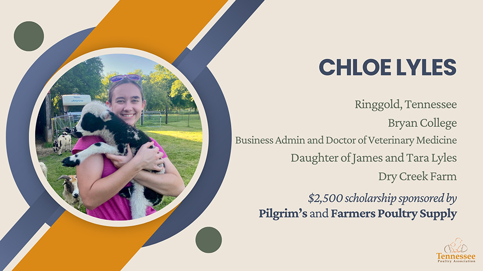 Chloe Lyles 2026 Scholarship Recipient