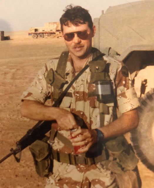 Dan Nuckolls in Desert Storm